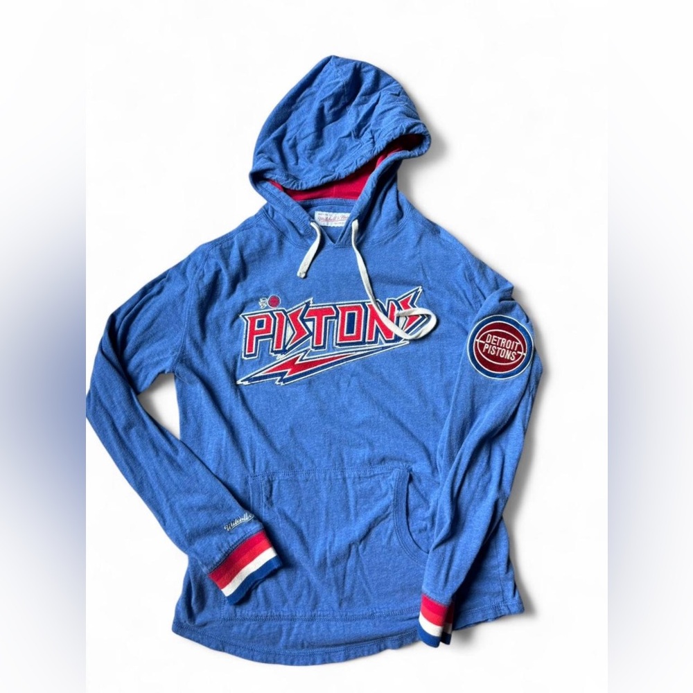 Mitchell & Ness Detroit Pistons Lightweight Hoodie